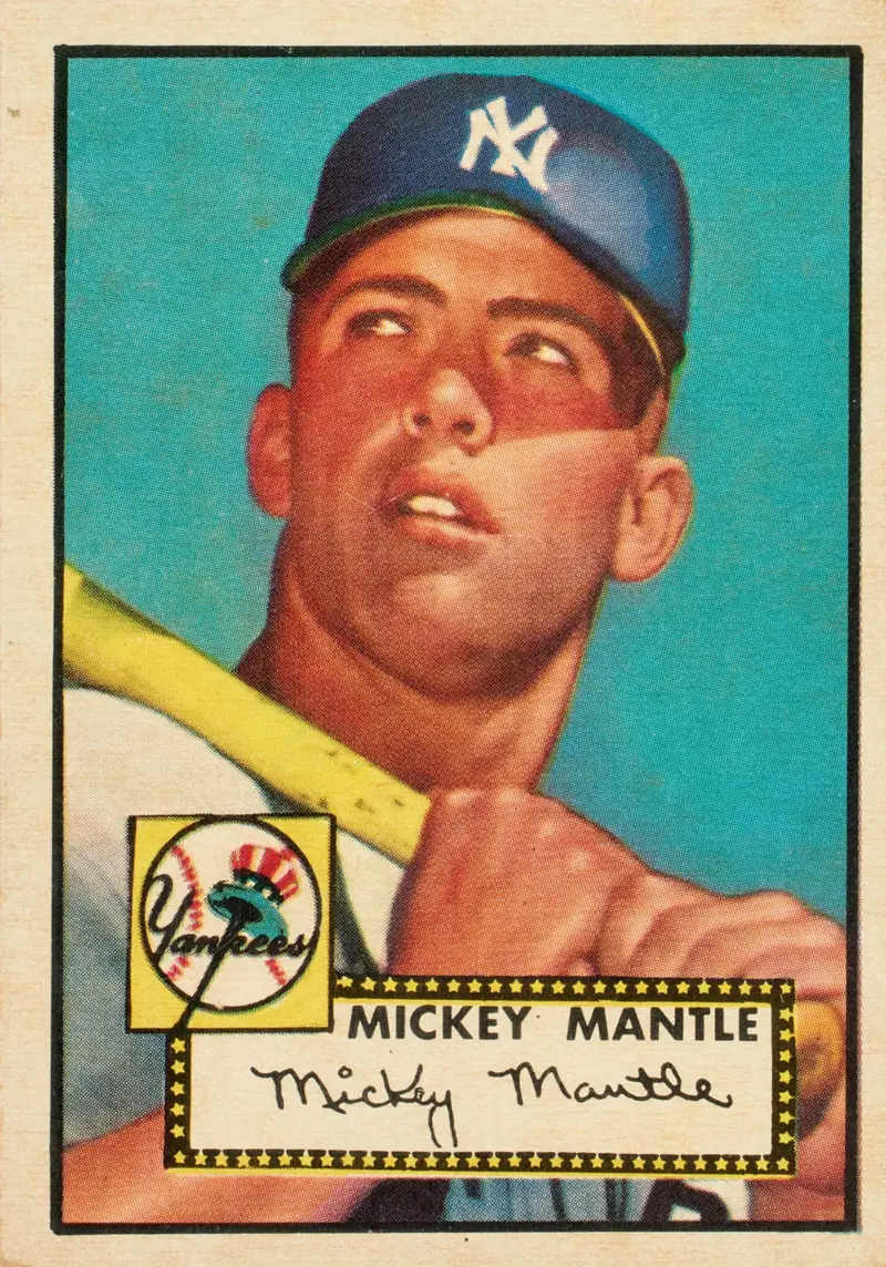 1952 TOPPS · #311 Mickey Mantle